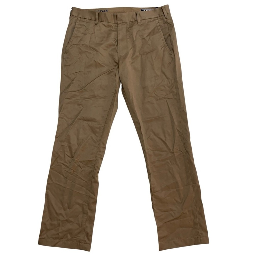 Bonobos Slim Fit Chinos Mens 31/34 Brown Cotton Pants Thursday Weekday Core